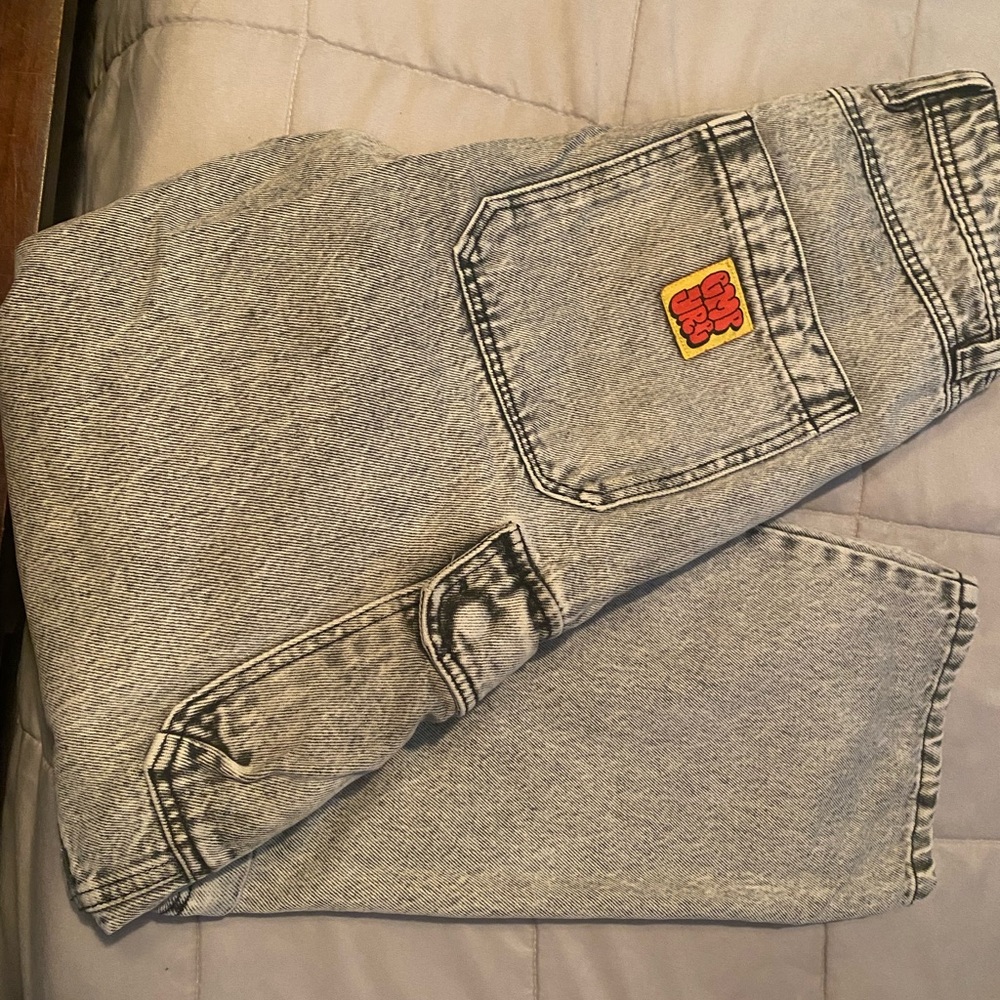 Empyre Grey Zip Off Cargo Denim Skate Jeans